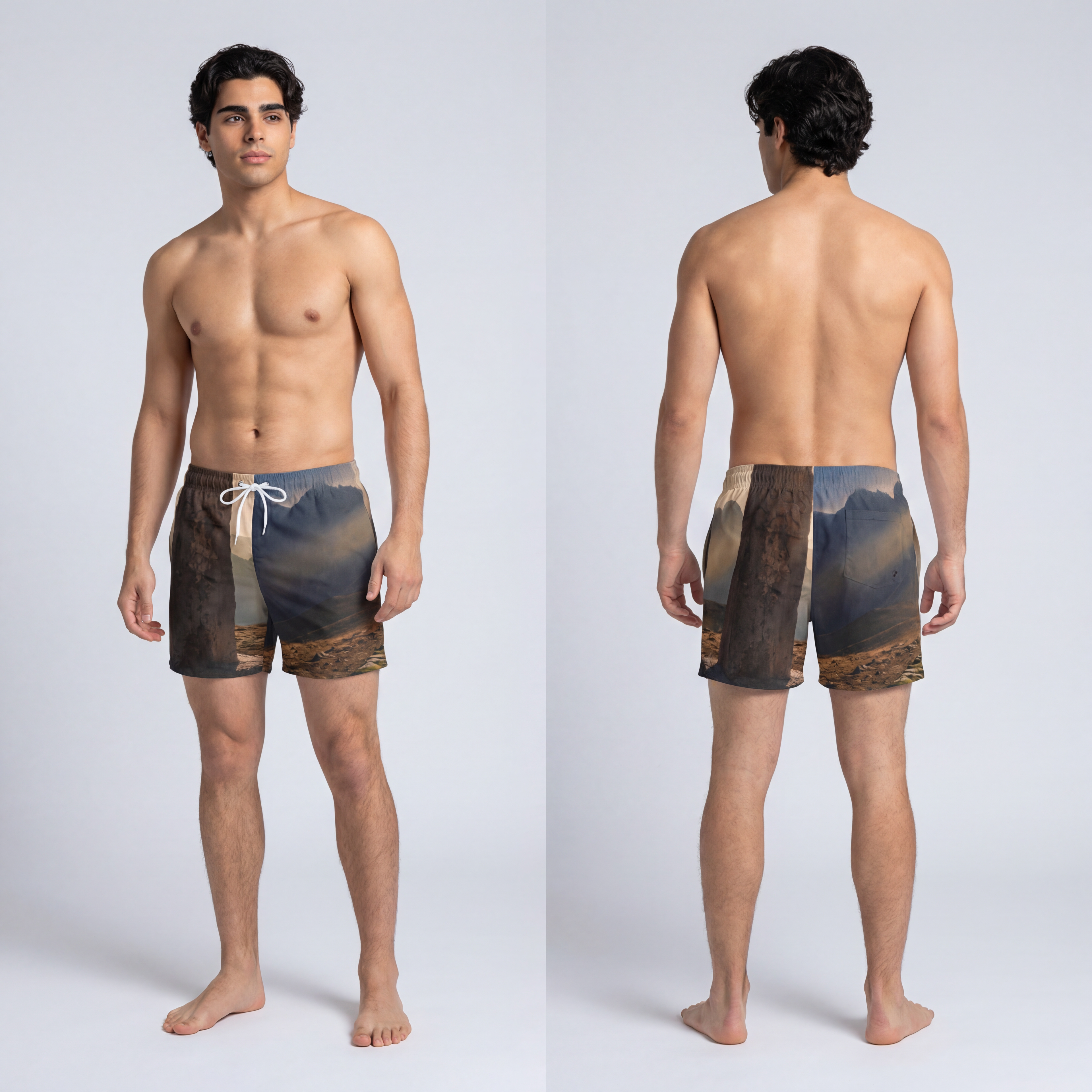 Swim Trunks - Ancient Ruins Aesthetic