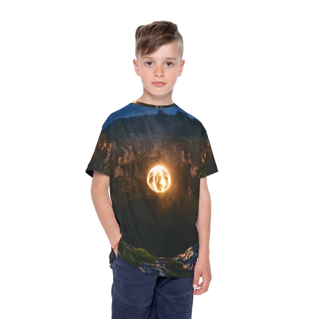 Kids Sports Jersey Luminous Chasm Art