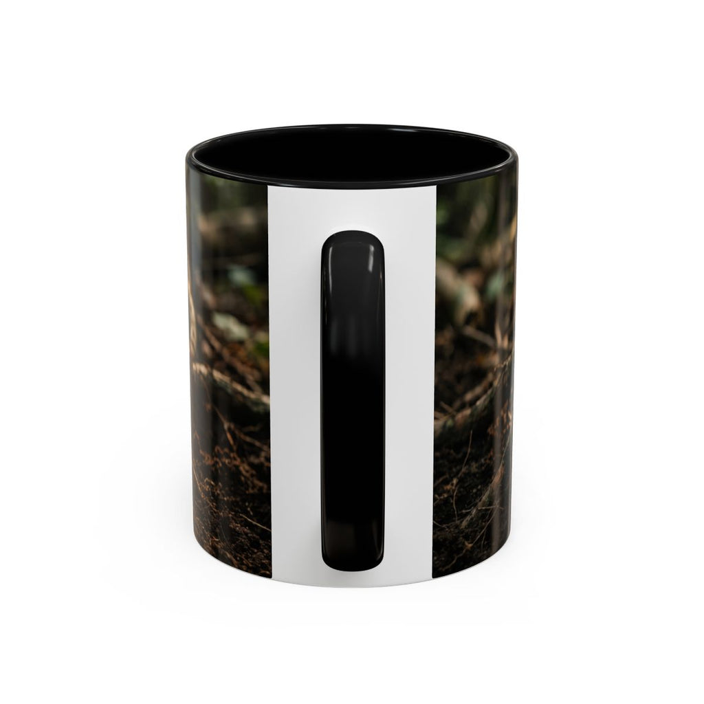 Accent Coffee Mug with Forest Roots Art