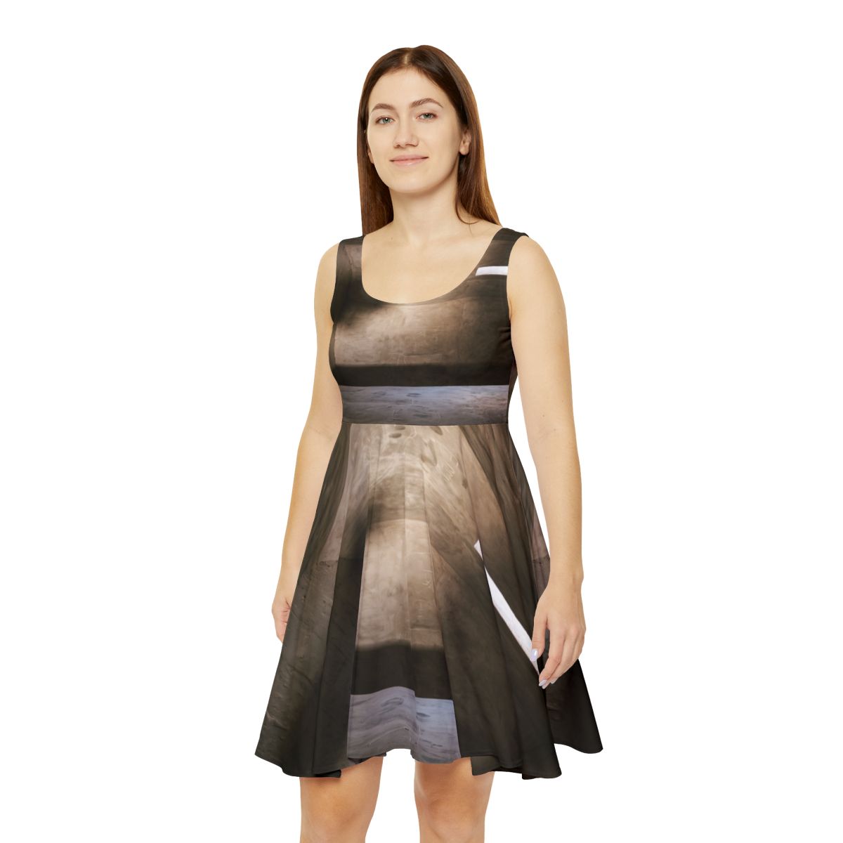 Women's Skater Dress - Shadows of the Citadel moody... |...
