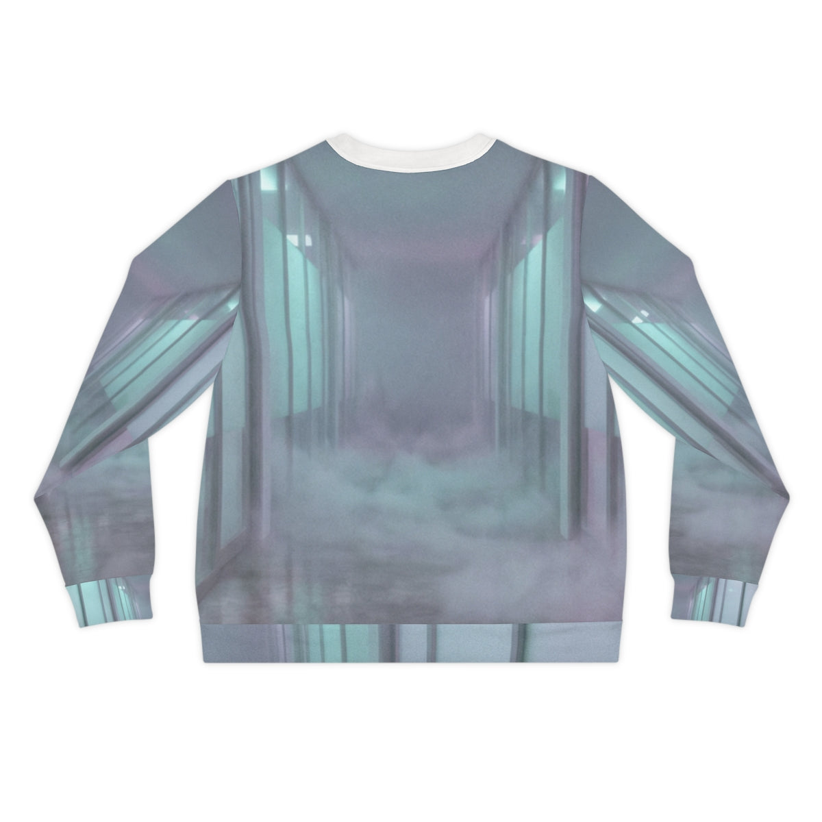 Men's Lightweight Sweatshirt - Liminal Corridor Fog Art... |...