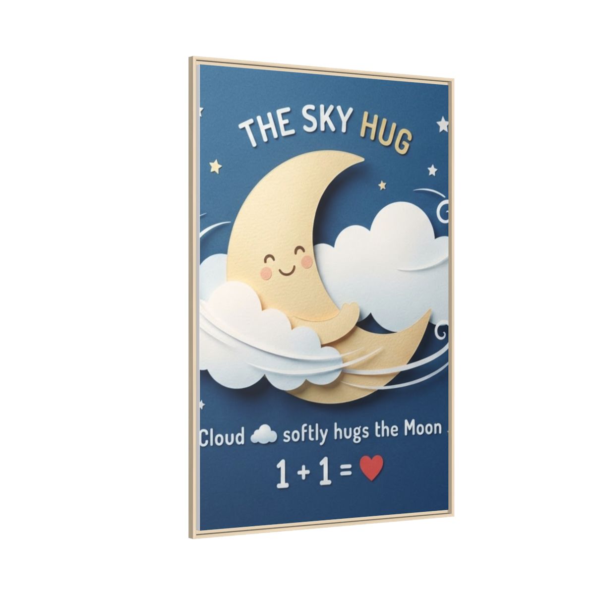 Matte Canvas Framed - The Sky Hug — Natural / 1.25" (8×10......