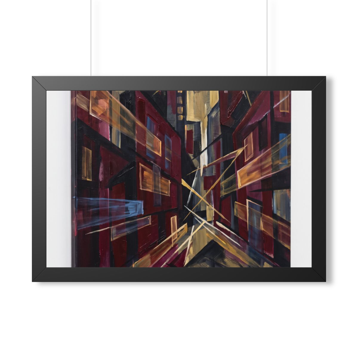 Framed Horizontal Poster - Urban Perspective (14×11, 16×12...