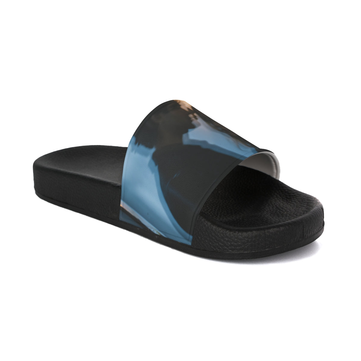 Men's Slide Sandals - Midnight Shadow - Cozy Casual Footwear...