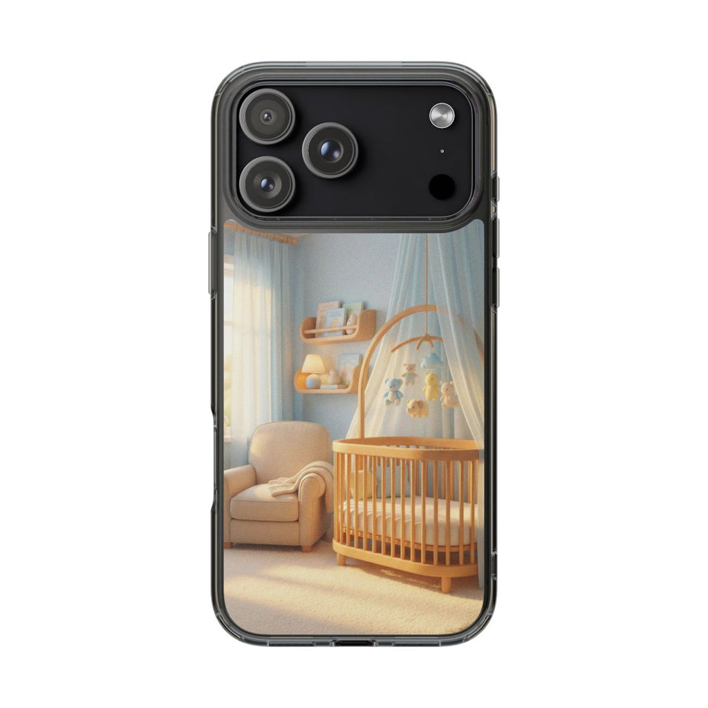 Clear Impact-Resistant Cases - Soft Blue Clear Phone Case...
