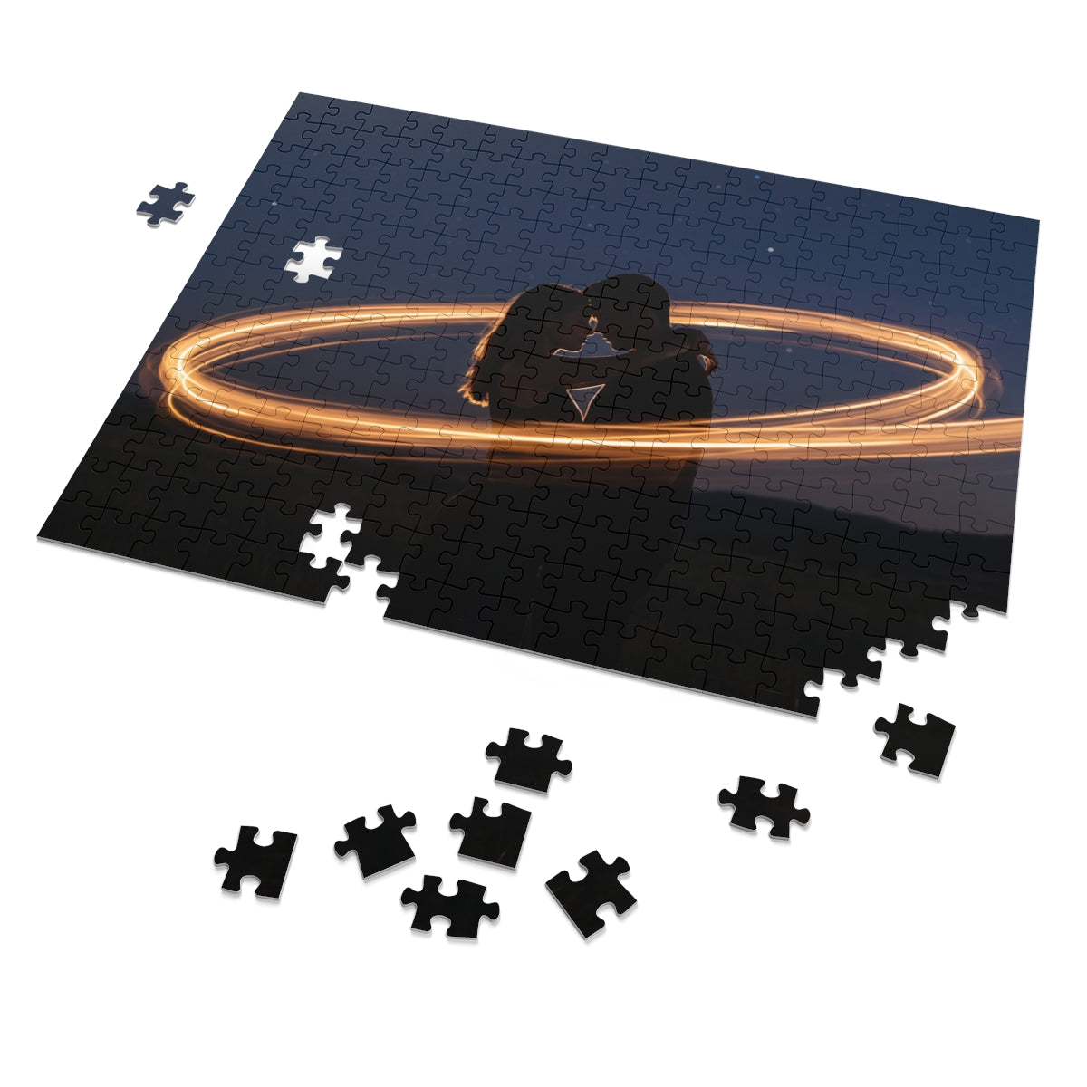 Jigsaw Puzzle with Tin - Midnight Halos (30, 110, 252, 500...