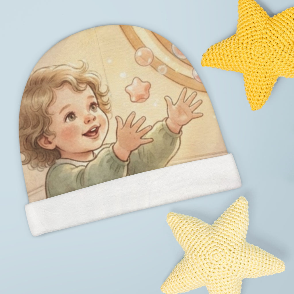 Baby Beanie - Little Dreamer Nursery Storybook Art |...