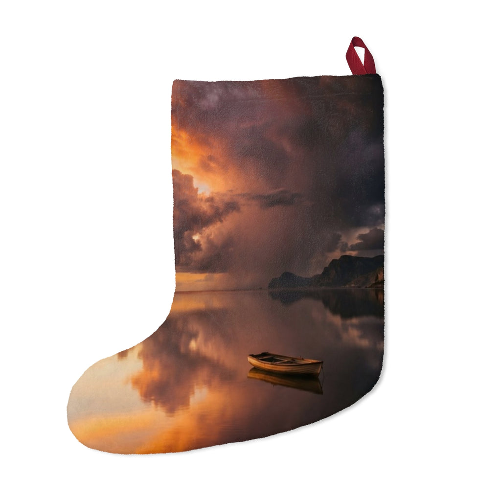 Christmas Stocking - Golden Hour Solitude | Echovira Gallery