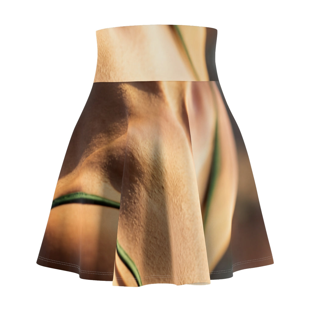 Women's Skater Skirt - Emerald Flow