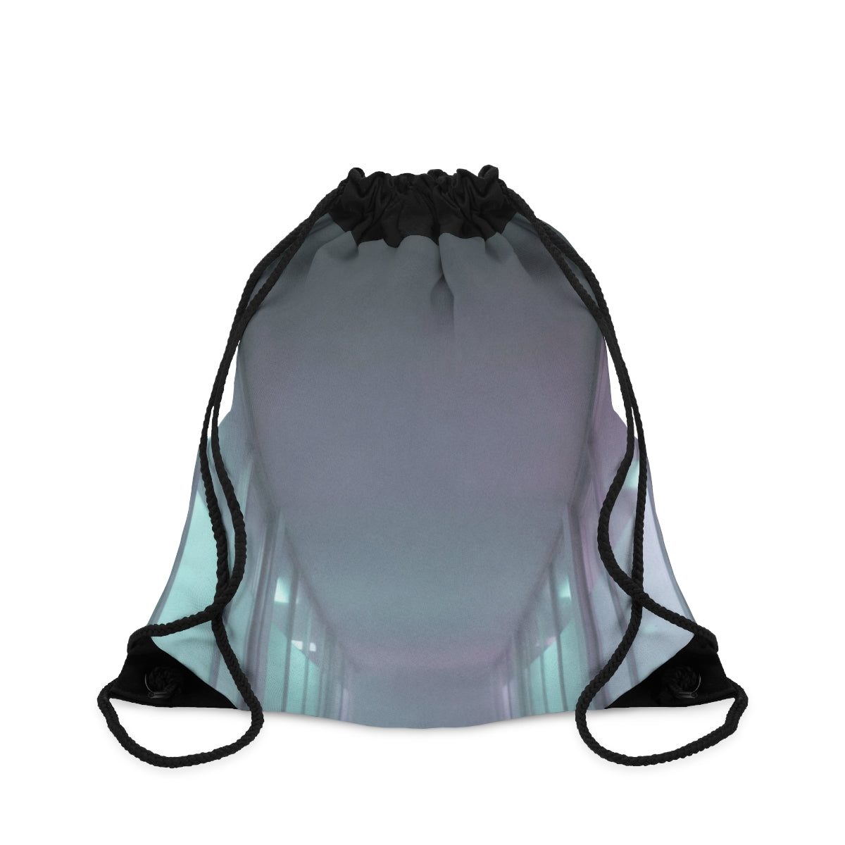Drawstring Bag - Liminal Corridor Fog Art Print | Echovira...