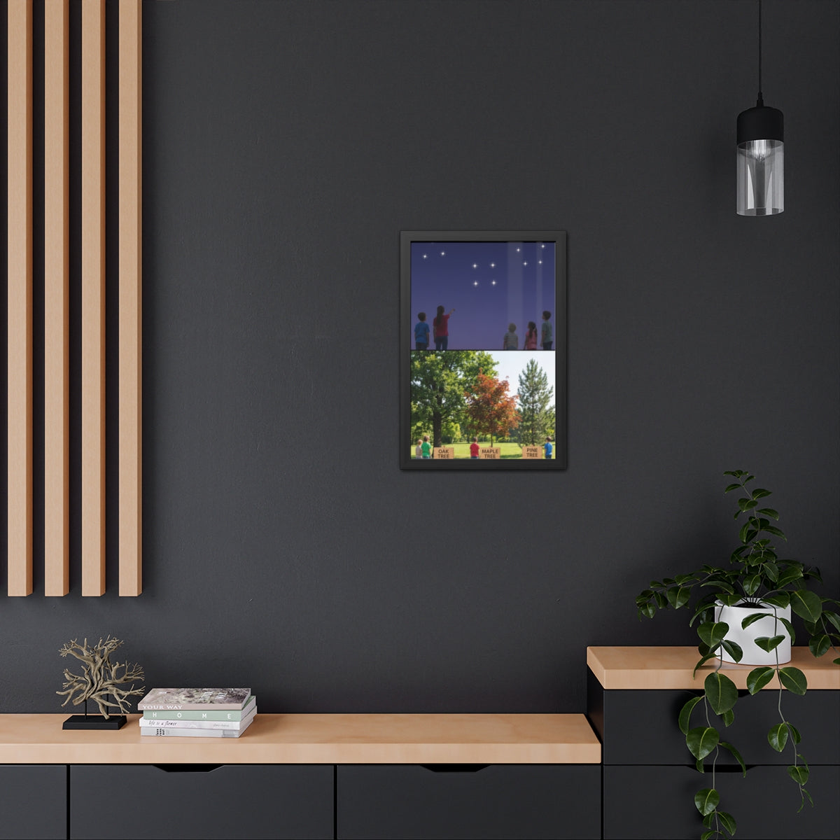Framed Poster - Little Explorer — Portrait