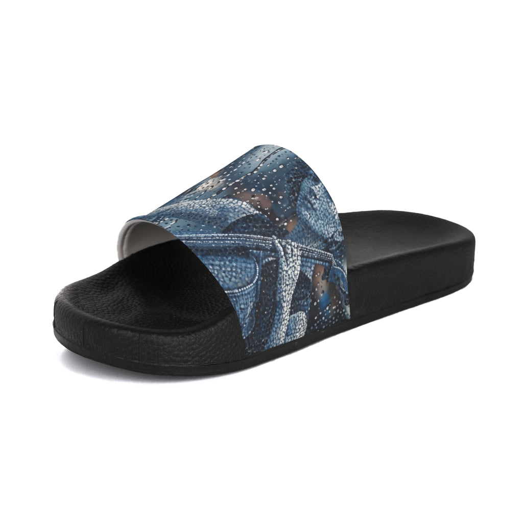 Men's Slide Sandals - Rainy Melody | Echovira Gallery