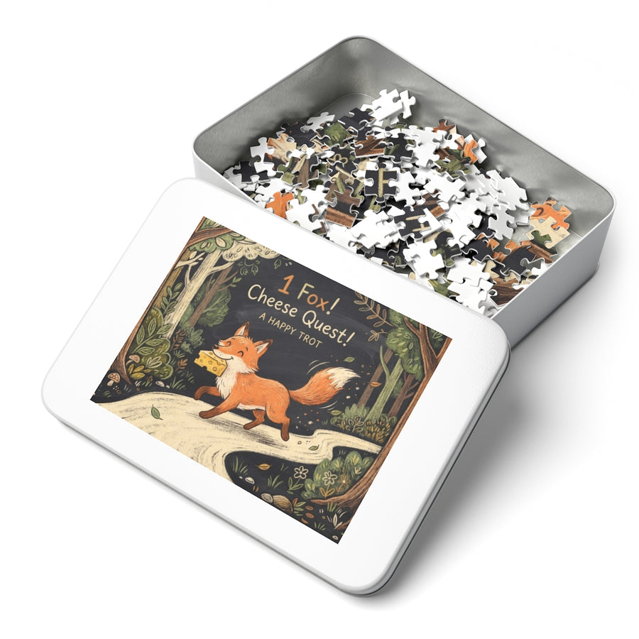 Jigsaw Puzzle with Tin - Fox Quest (30, 110, 252, 500, 1000 & 2000 pcs)