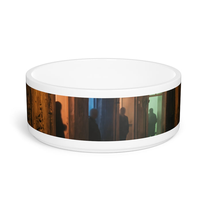 Pet Bowl - Shadowed Alleyway Mystery Art Print