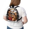 Stadium Backpack - Amber Glow Border | Echovira Gallery