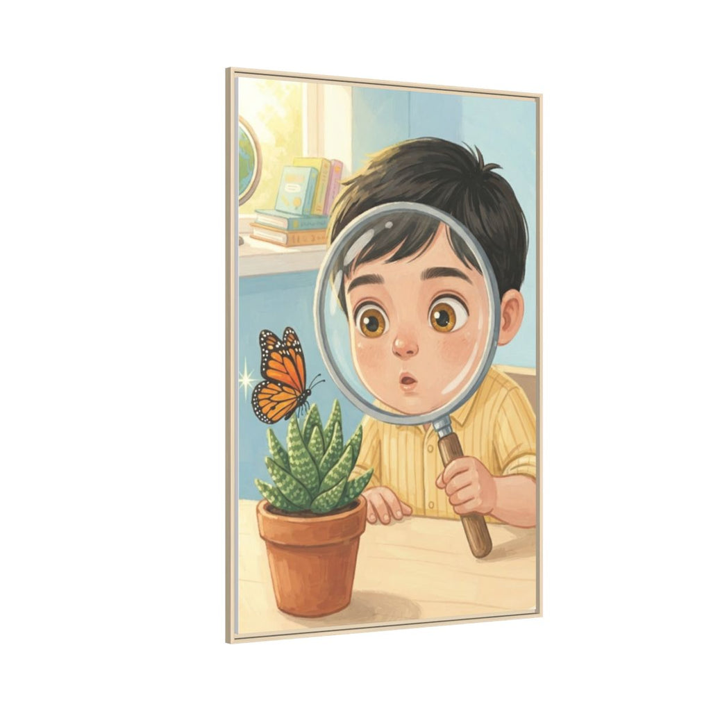 Matte Canvas Framed - Curious Naturalist — Natural / 1.25"...