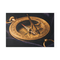 Sundial Compass Dark Glass Cutting Board