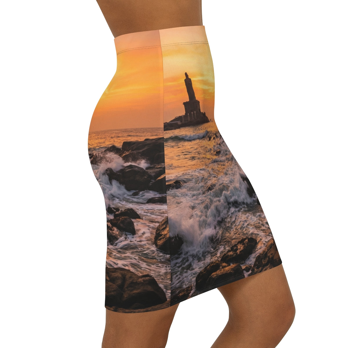 Pencil Skirt - Majestic Sunrise