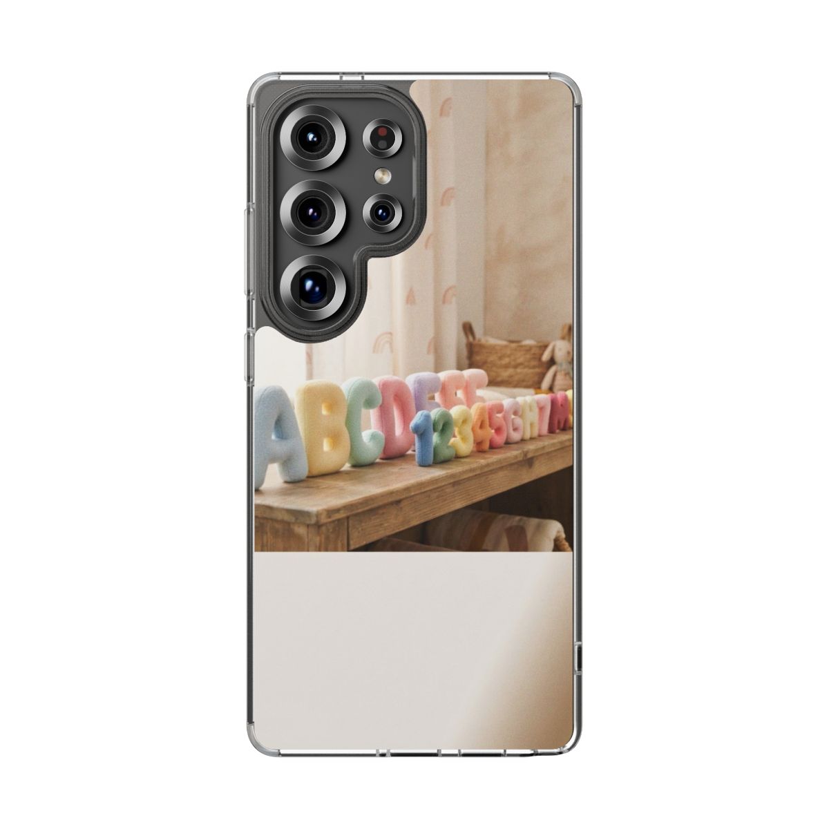Clear Impact-Resistant Case - Pastel ABCs | Echovira Gallery