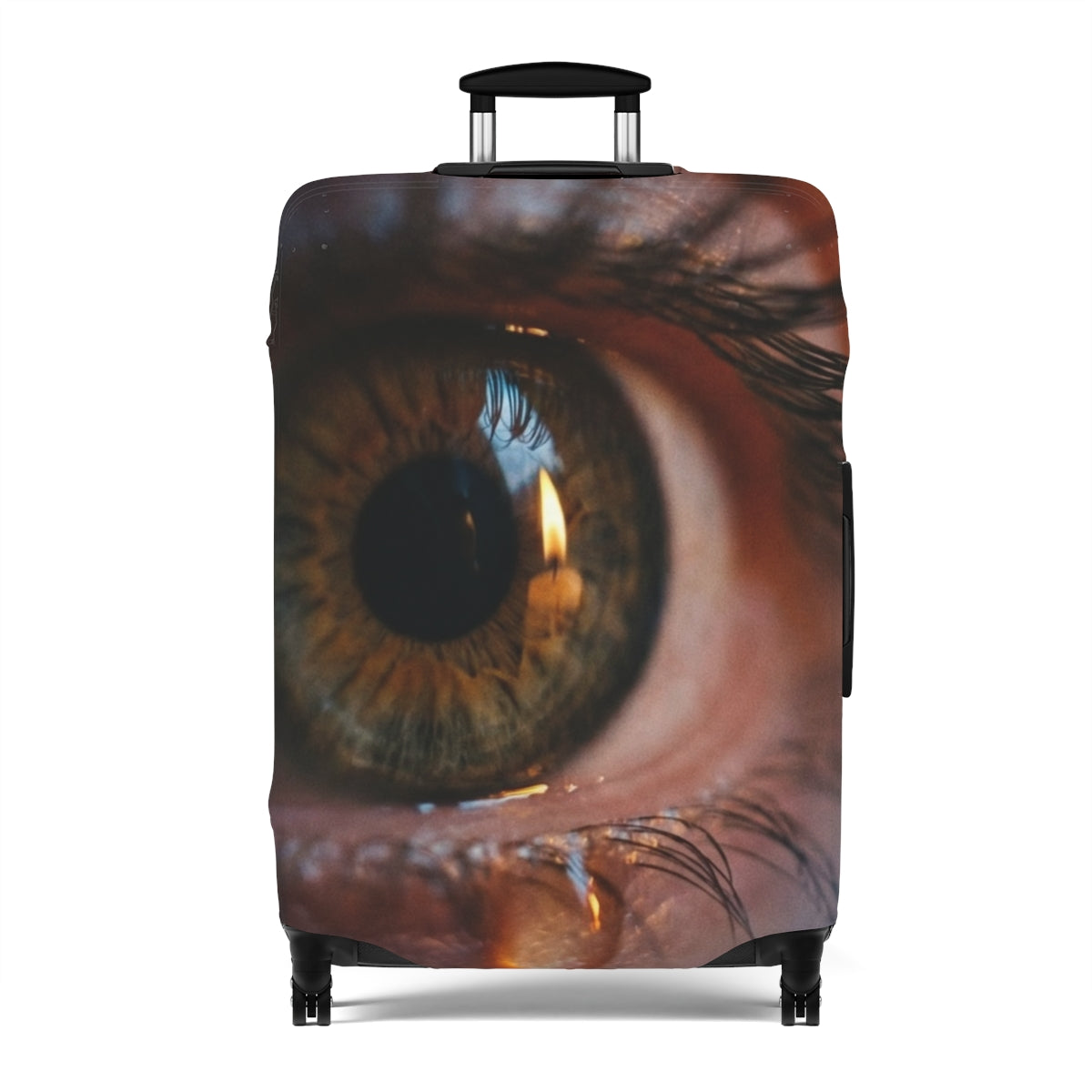 Luggage Cover - Amber Iris Reflection Fine Art Print |...
