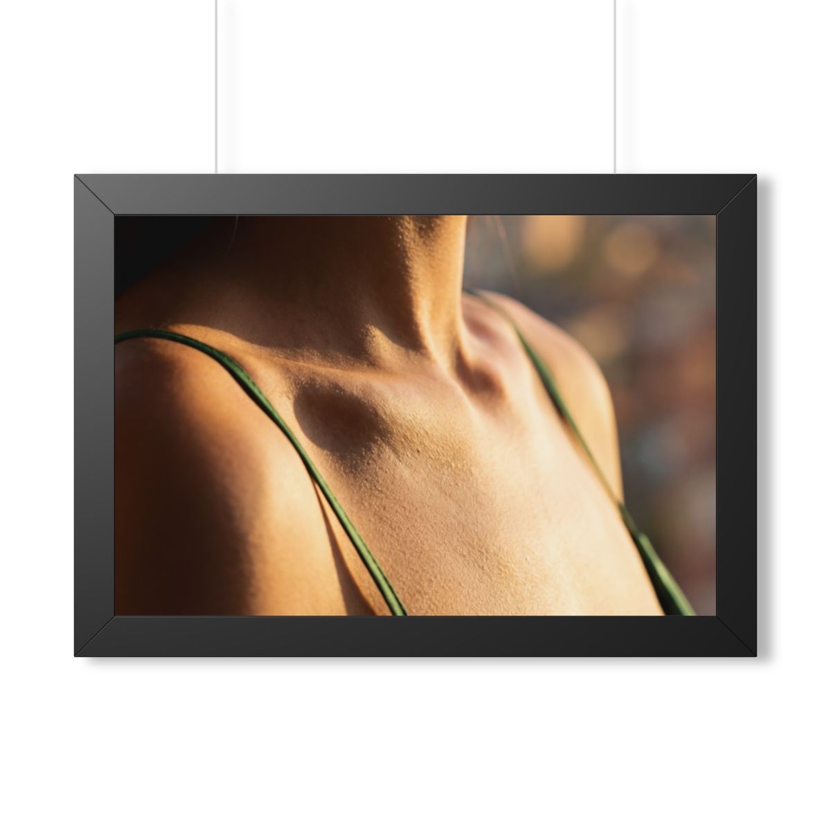 Framed Horizontal Poster - Golden Hour Glow - Minimalist......