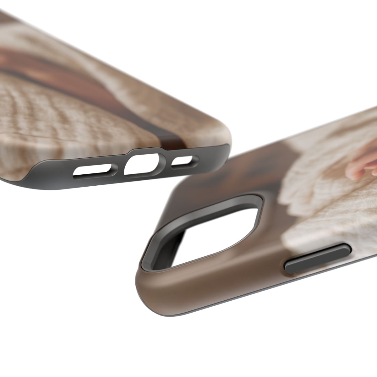 Impact-Resistant Cases - Warm Neutral Tech