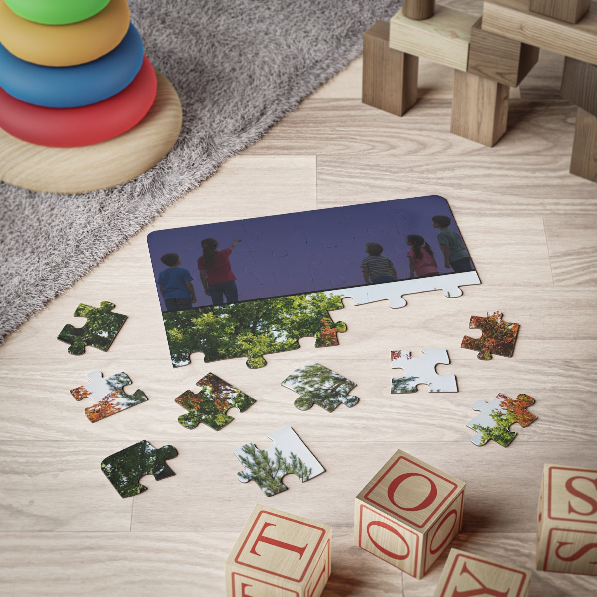 Kids' 30-Piece Puzzle - Little Botanists