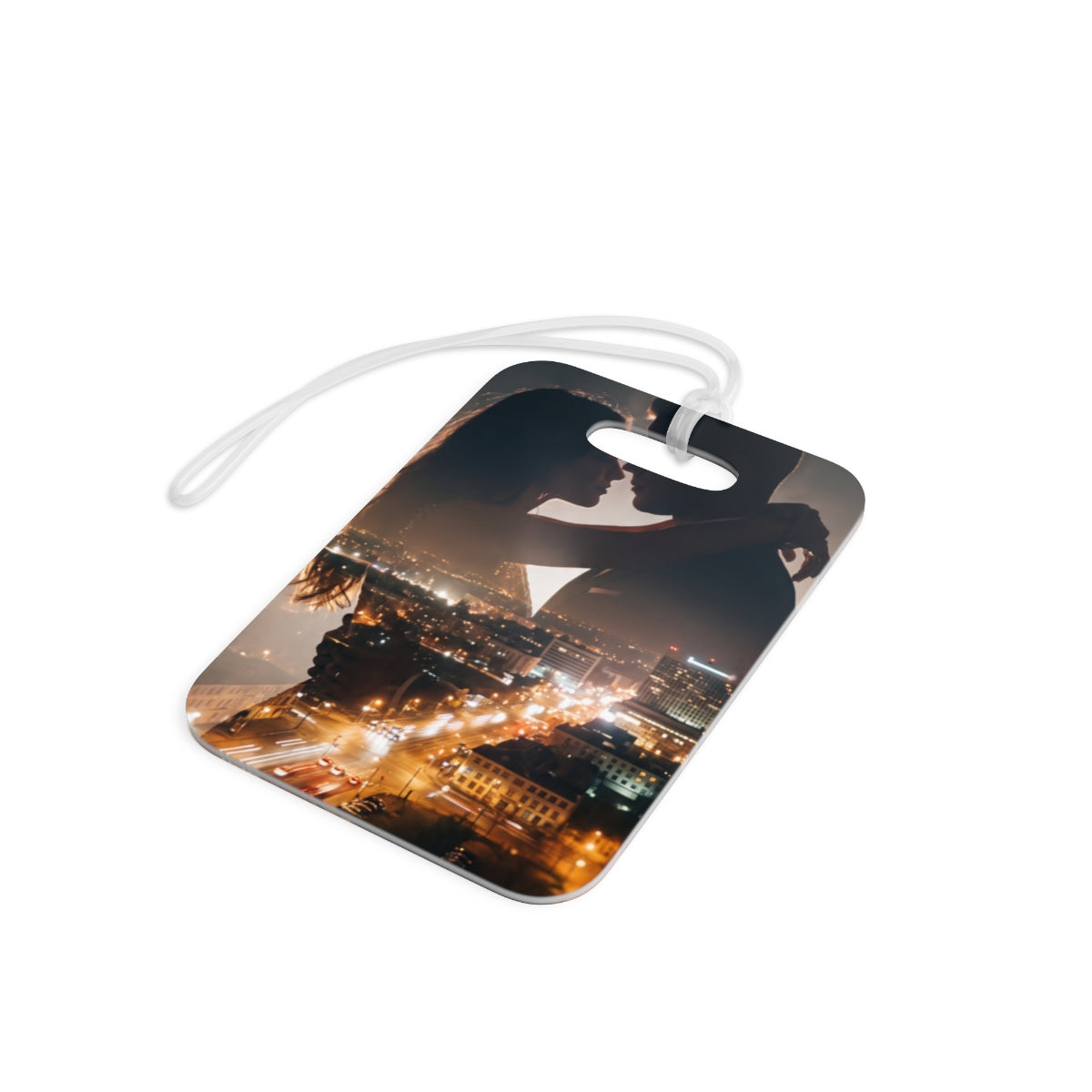 Luggage Tag - Midnight City Silhouette | Echovira Gallery