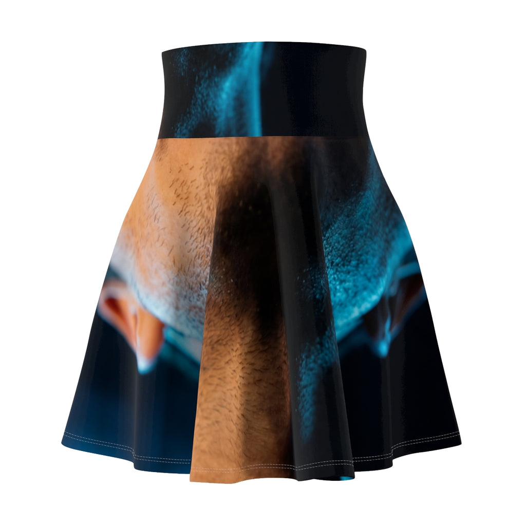 Women's Skater Skirt - Neon Horizon Portrait | Echovira...