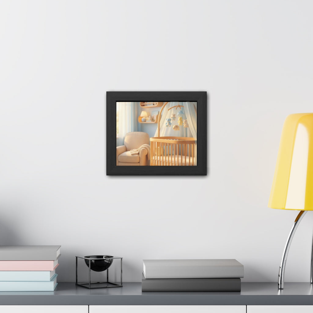 Serene Nursery Framed Posters - Room Decor — Landscape
