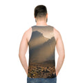 Men's Unisex Tank Top - Ancient Stone Column Mountain Sunset...