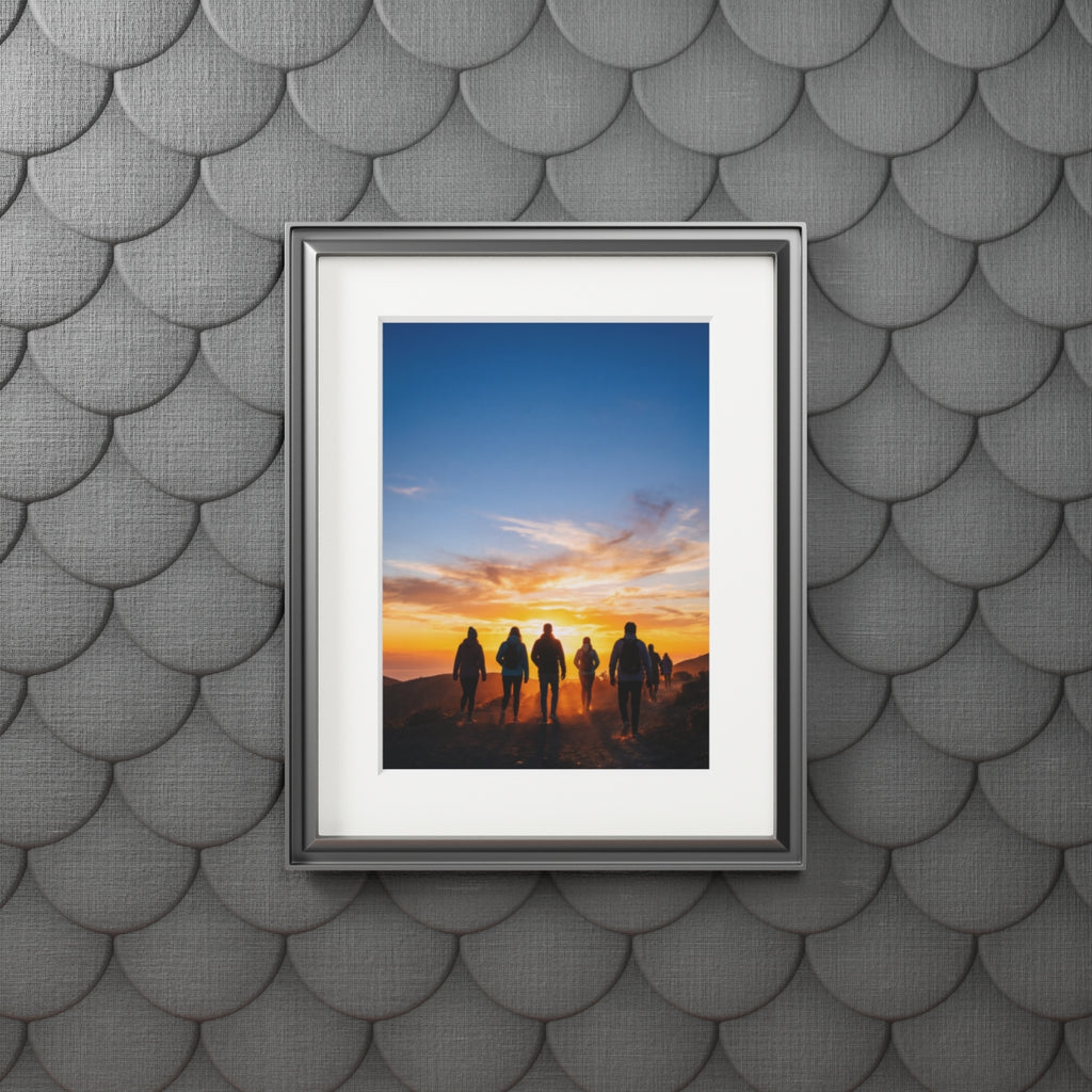 Fine Art Print - Framed Golden Hour Hike