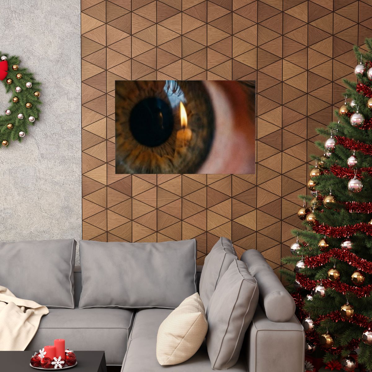 Matte Horizontal Posters - Amber Iris Reflection Fine Art......