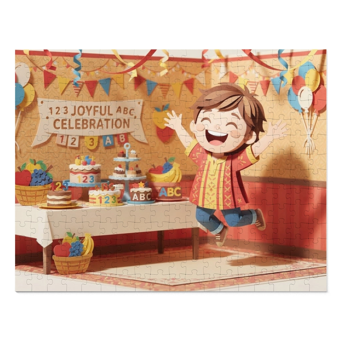 Jigsaw Puzzle with Tin - Joyful ABC Party (30, 110, 252... |...
