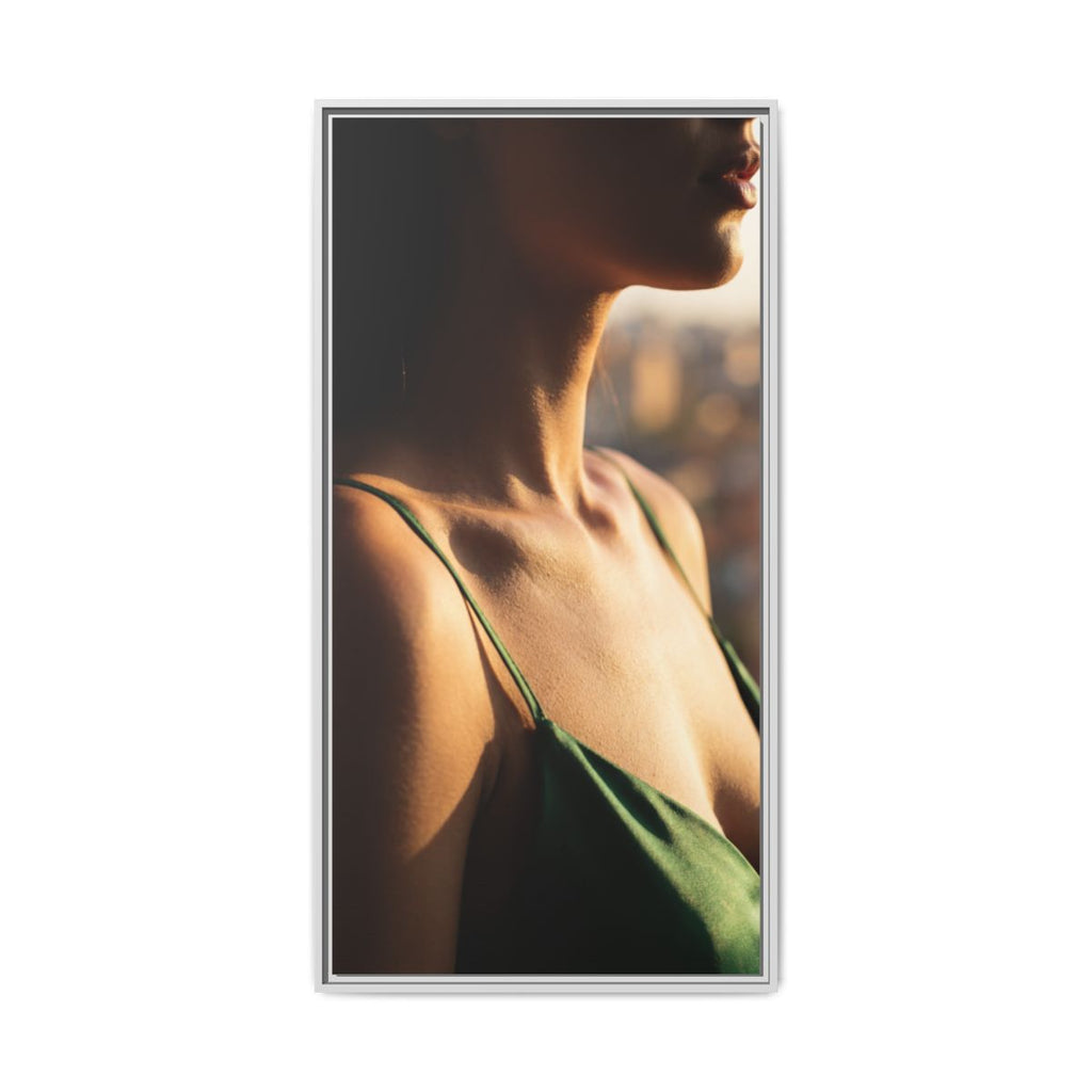 Framed Matte Canvas - Sunlit Muse
