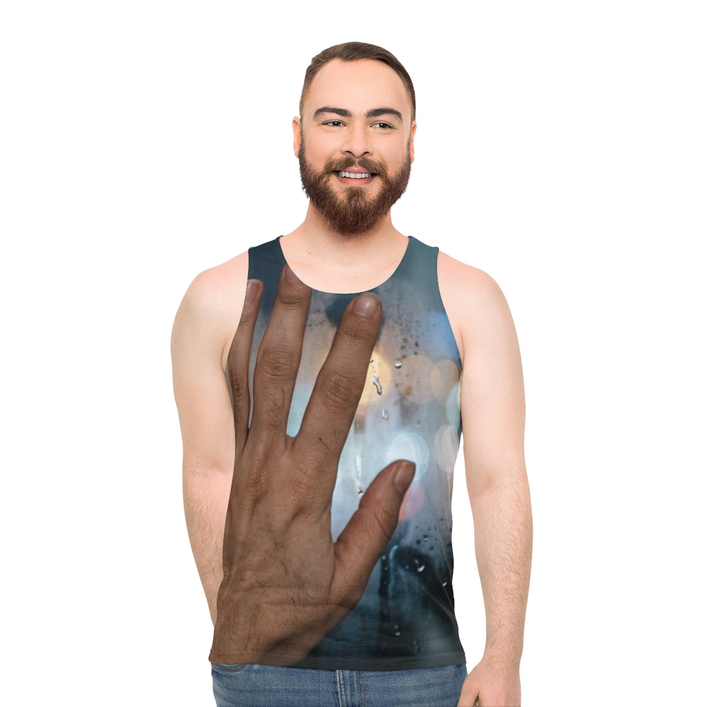 Men's Unisex Tank Top Rainy City Window