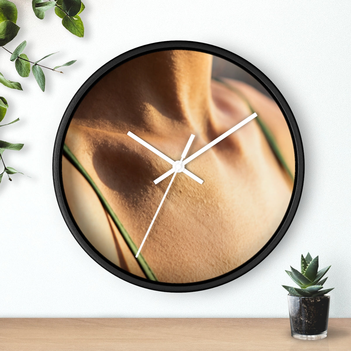 Golden Hour Wall Clock - Sunset Shadows Timepiece | Echovira...