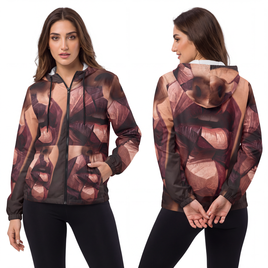 Unisex Windbreaker - Sculpted Facets