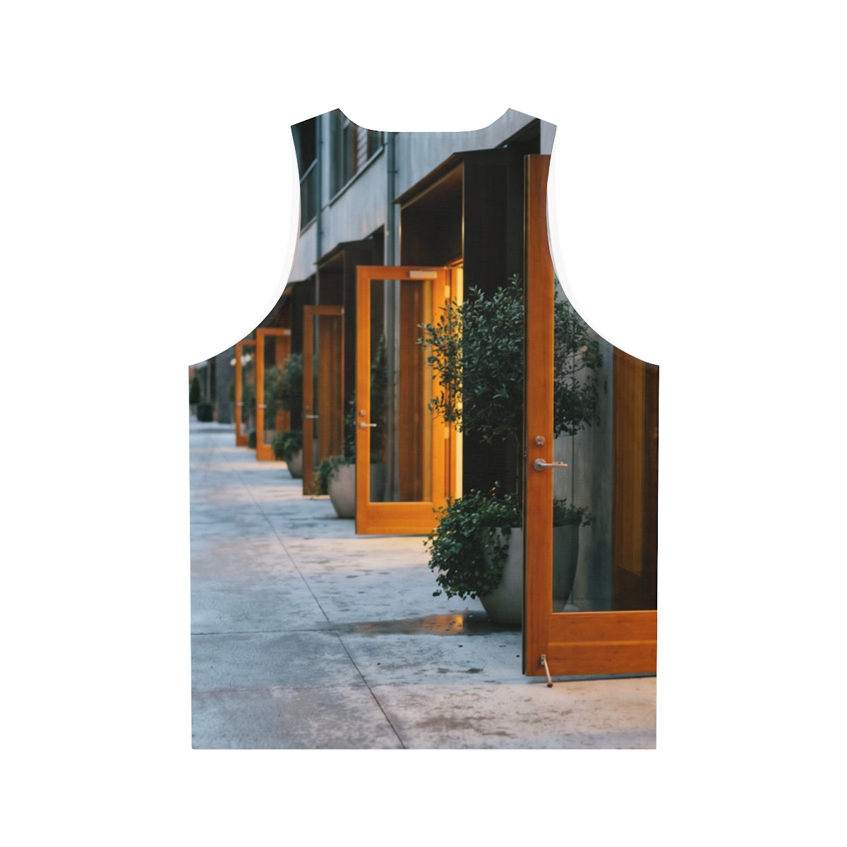 Men's Tank Top - Twilight Promenade Urban | Echovira Gallery