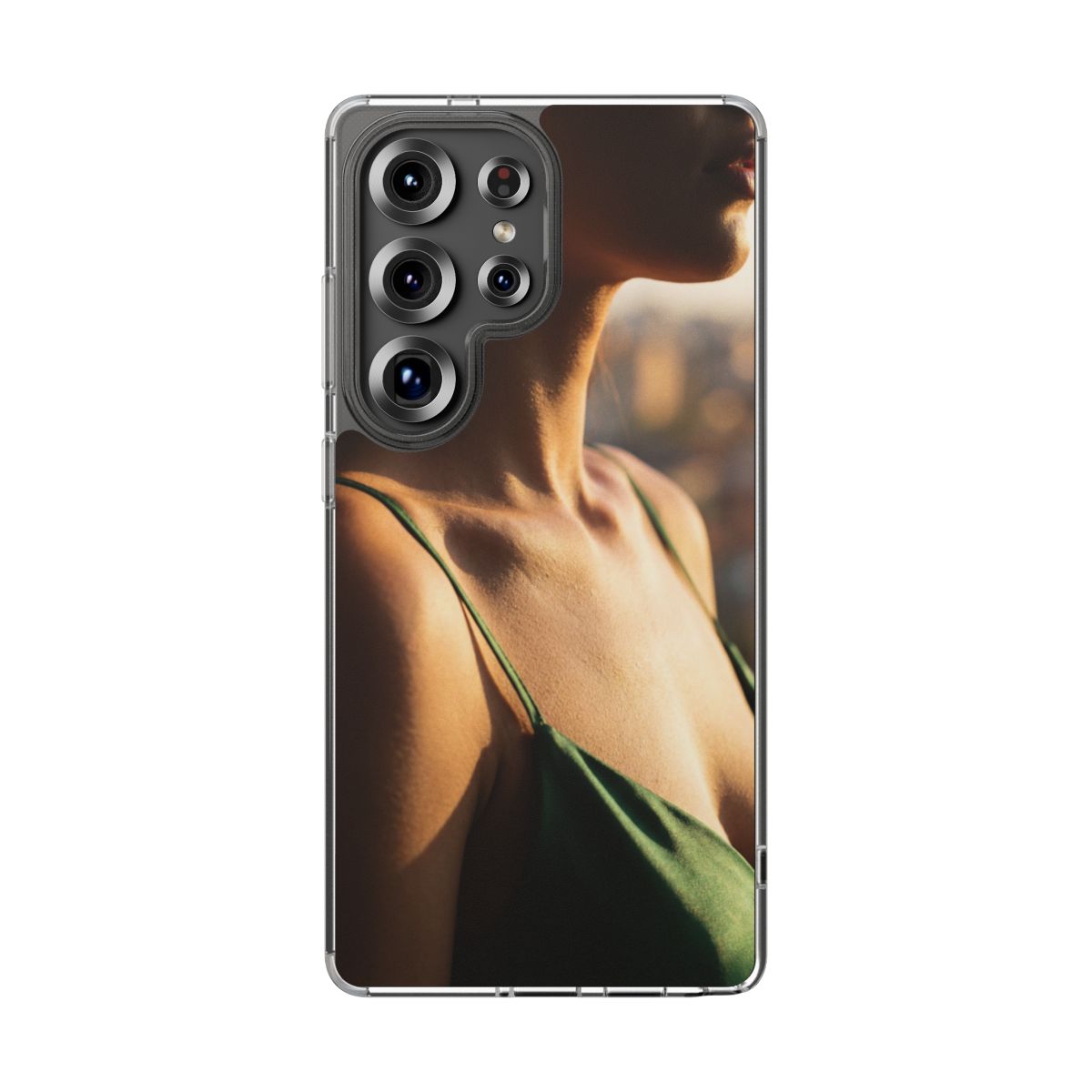 Clear Impact-Resistant Cases - Clear Phone Case - Emerald...