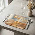 Serene Leather Placemat - Elegant Dining
