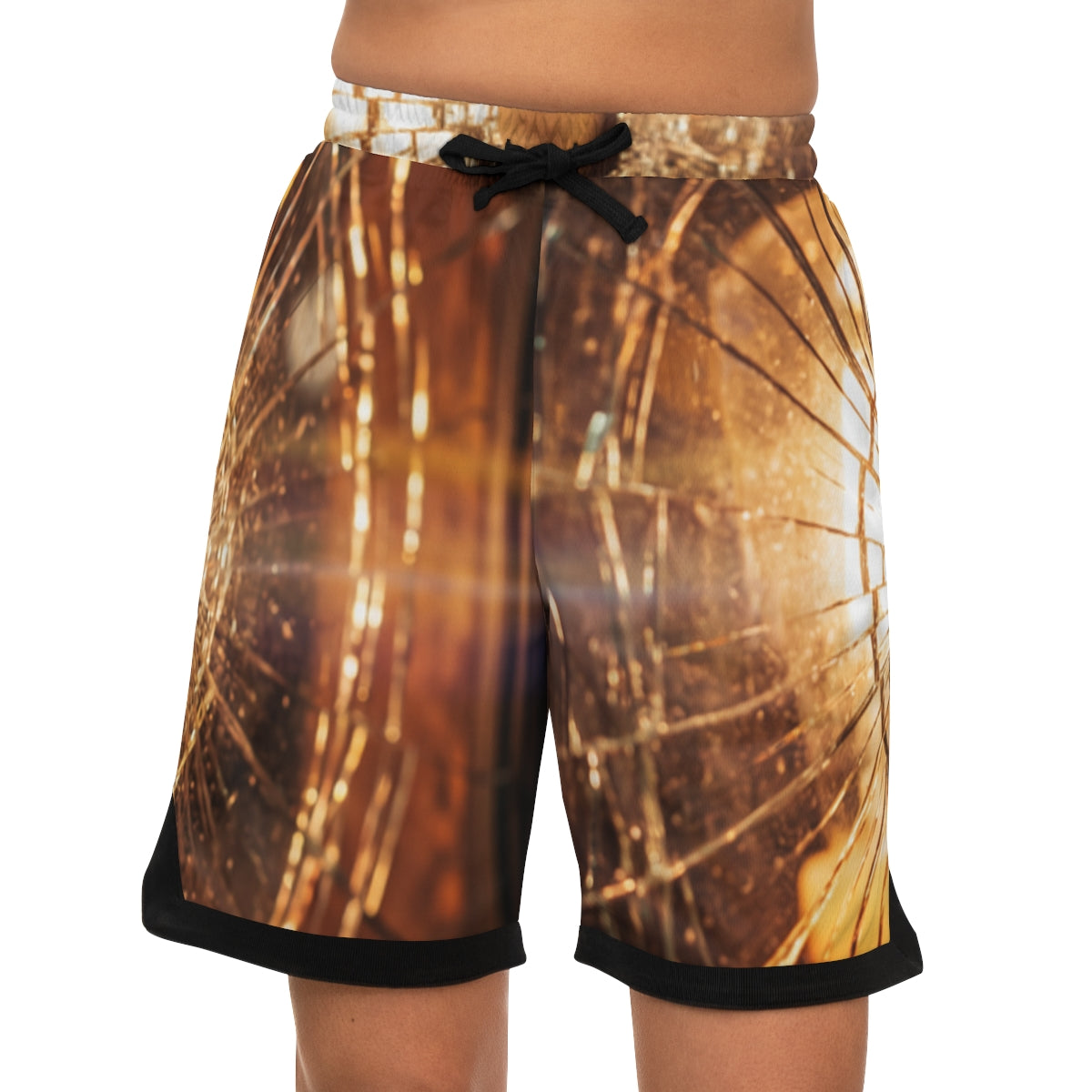 Basketball Rib Shorts - Shattered Tension