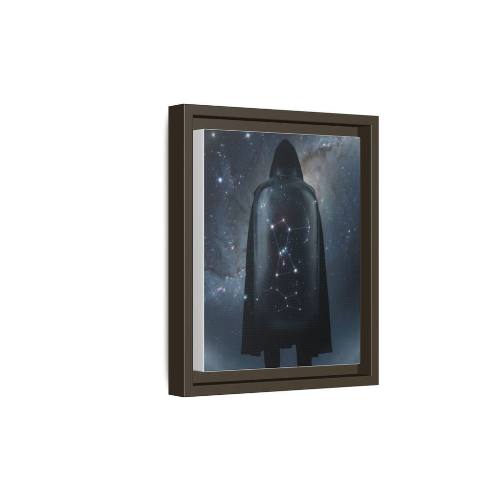 Framed Matte Canvas - Cosmic Sentinel — Espresso / 1.25" (8×10, 9×12, 11×14, 12×16, 10×20, 12×18, 16×20, 16×24, 18×24, 12×36, 20×24, 16×32, 20×30, 24×30, 24×32, 16×48, 24×36, 24×48, 30×40, 20×60, 32×48, 30×60 & 40×60)