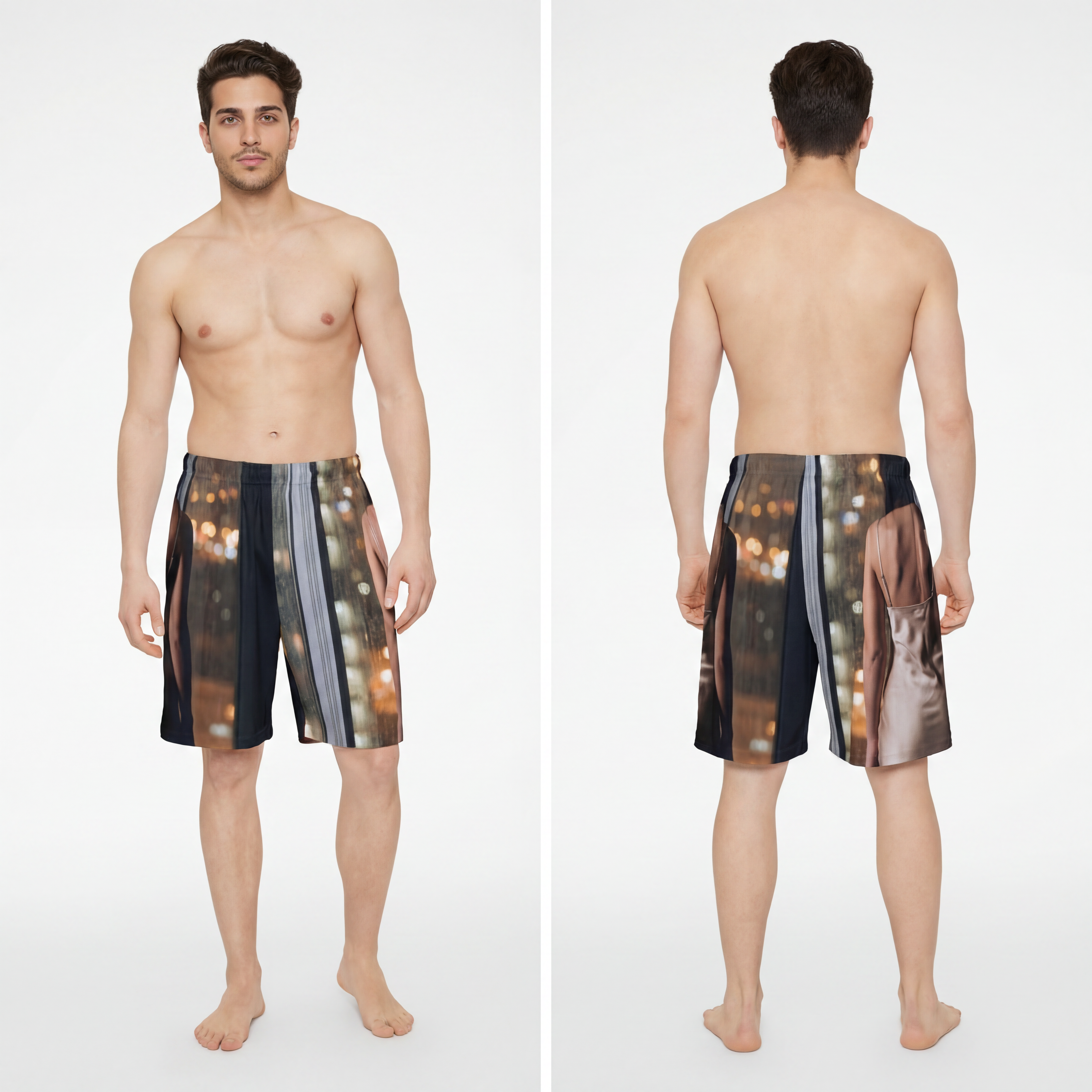 Men's Sports Shorts - Midnight City Vibes