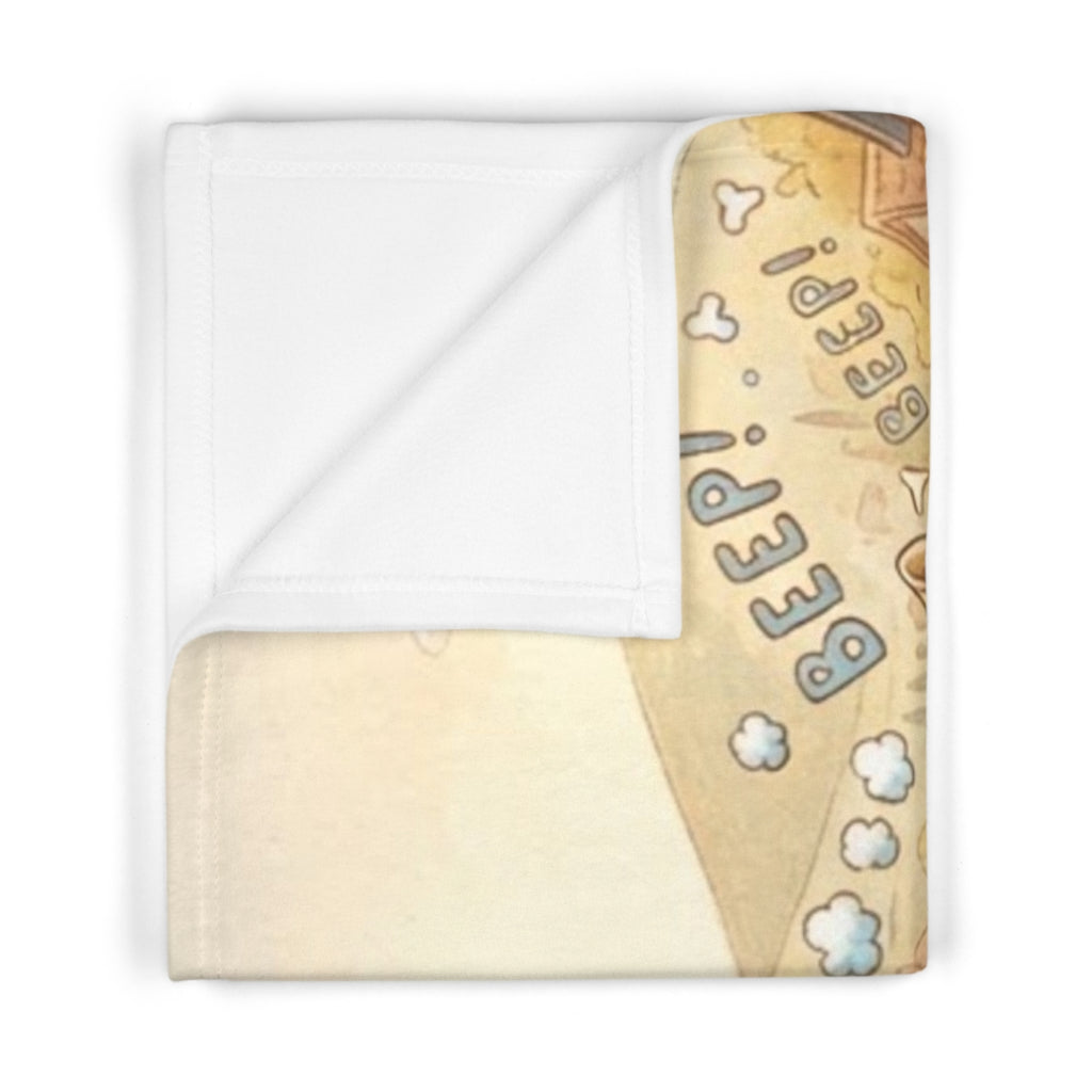 Soft Fleece Baby Blanket - Village Warmth | Echovira Gallery