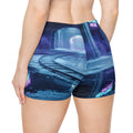 Cyberpunk Neon Subway Women's Shorts