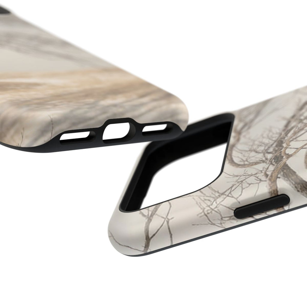 Impact-Resistant Cases - Tough Phone Case - Winter Tree Vibe— sizes part 2/2