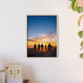Posters with Wooden Frame - Sunrise Journey