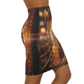 Women's Pencil Skirt - Shattered Tension