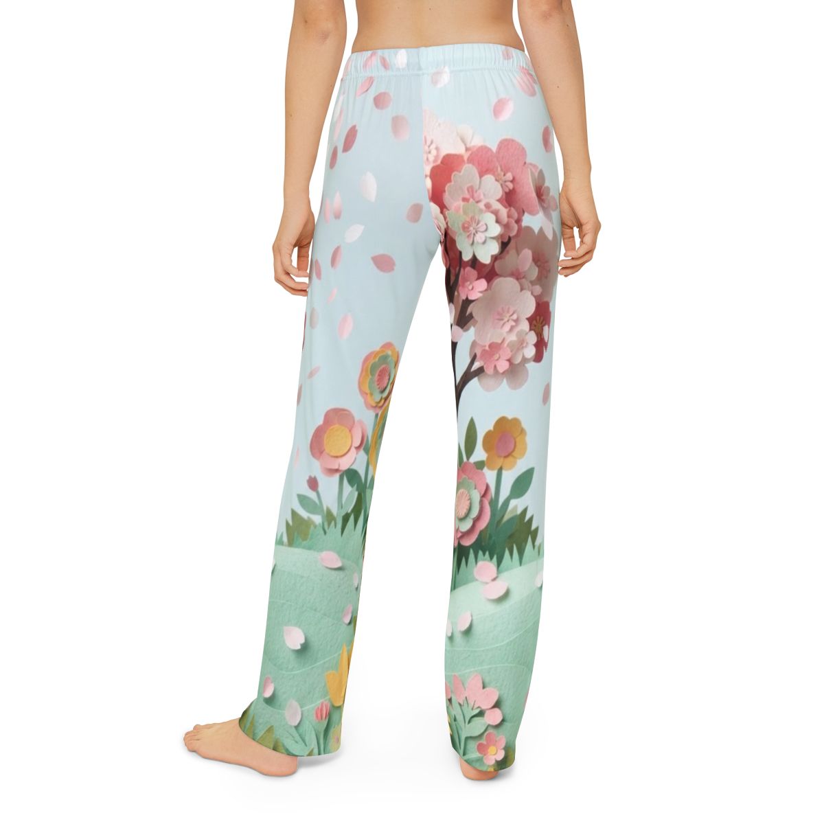 Kids Lounge Pants - Blossom Meadow Dreams | Echovira Gallery